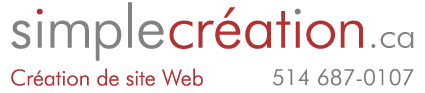 simplecreation.ca - conception Internet Simple Création - Création de site Web