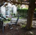 Backyard, apartment for rent in Hochelaga-Maisonneuve
