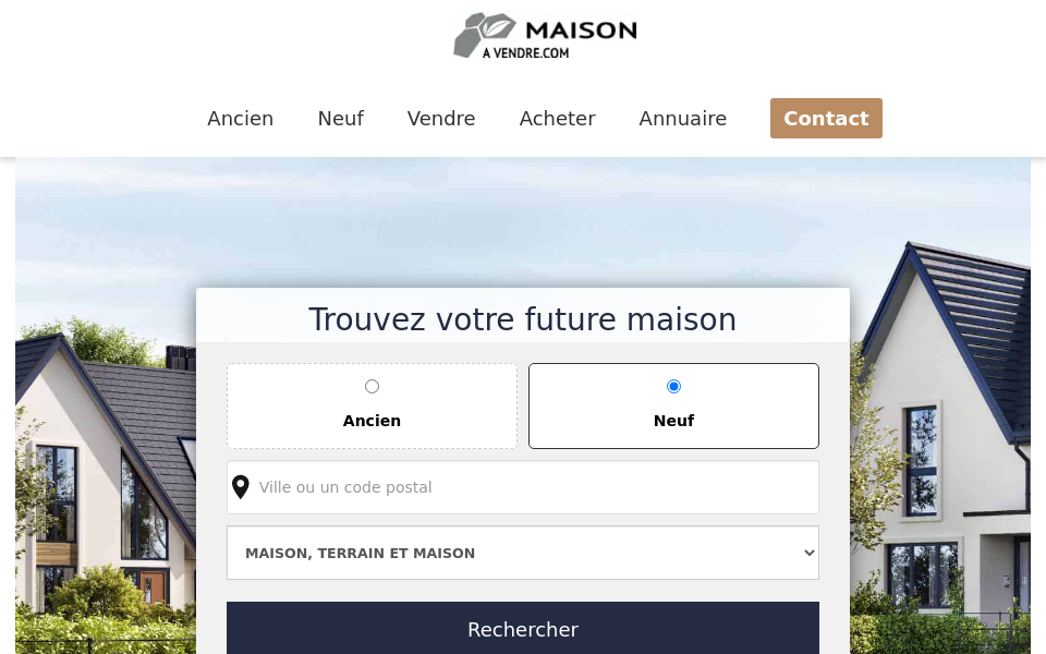 www.maison-a-vendre.com/ screen capture
