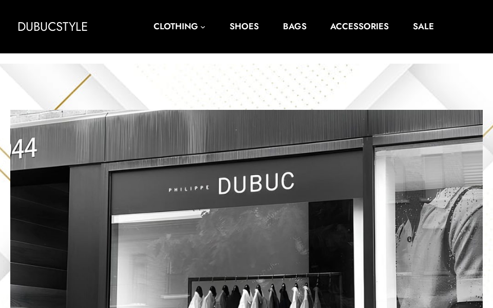 www.dubucstyle.com/ screen capture