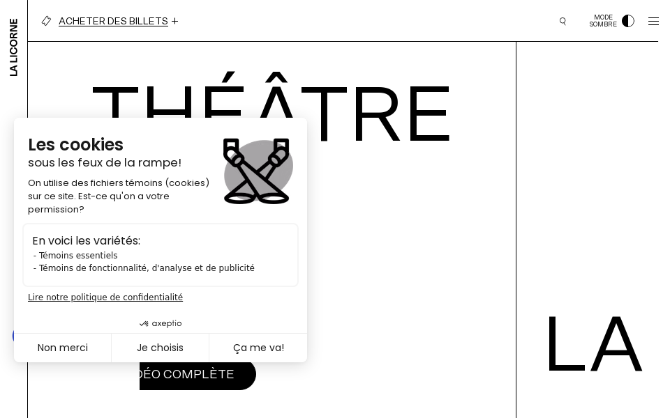 theatrelalicorne.com/ screen capture