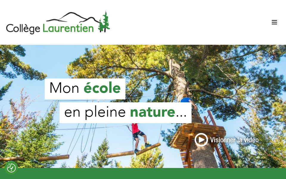 www.collegelaurentien.ca/ screen capture
