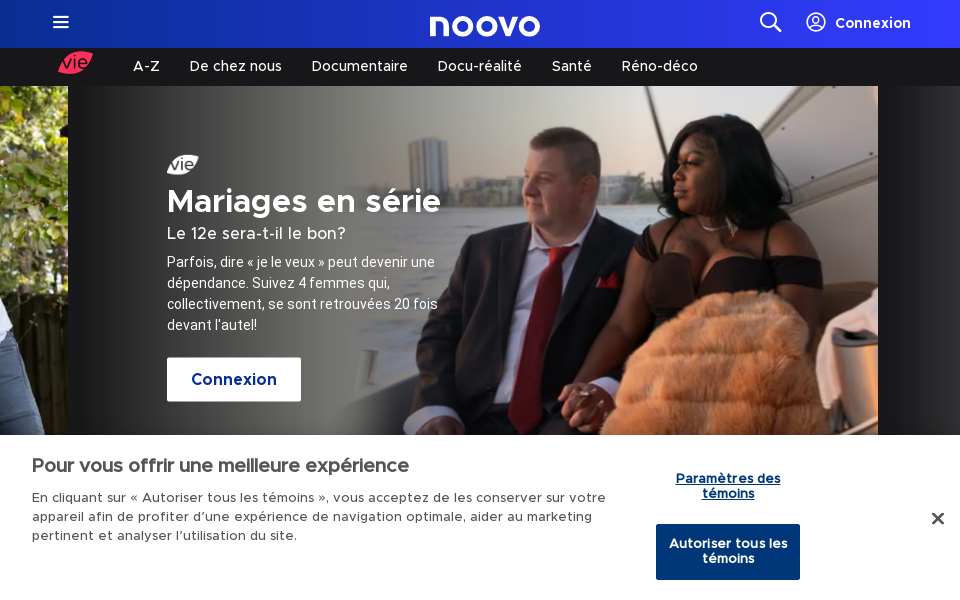www.noovo.ca/canal-vie screen capture