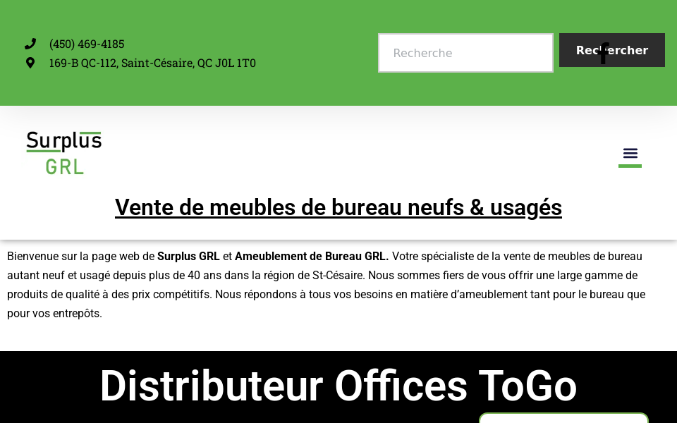 ameublementsdebureau.com/ screen capture