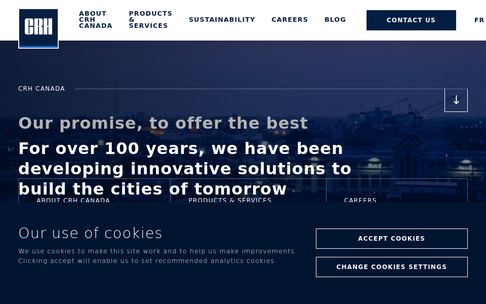 crhcanada.com/ screen capture