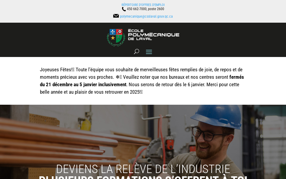 polymecaniquelaval.com/ screen capture