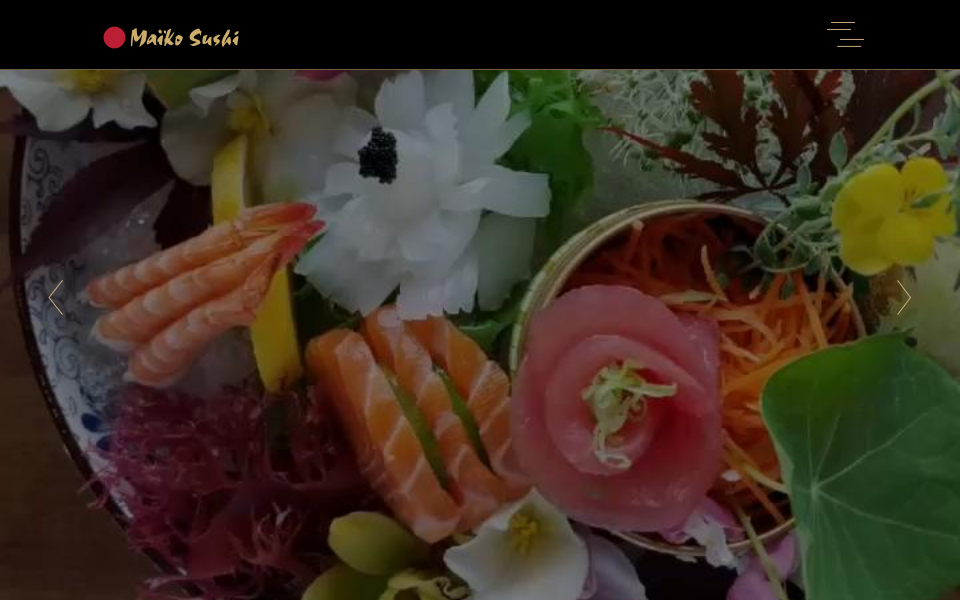 maikosushi.ca/ screen capture