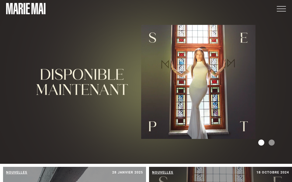 mariemai.com/ screen capture