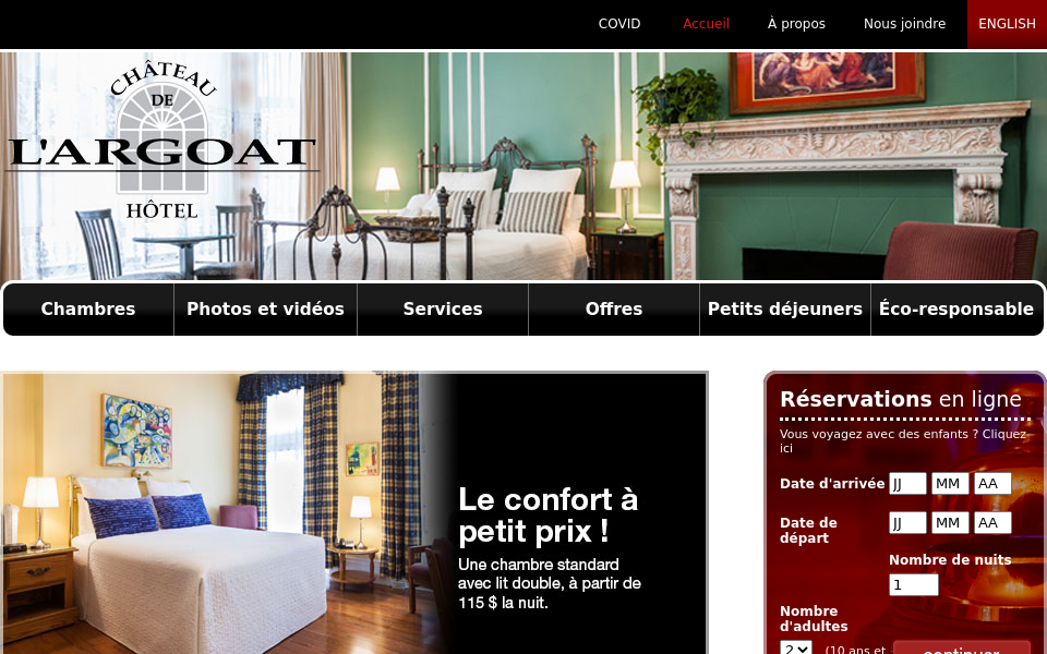 www.hotel-chateau-argoat.com/ screen capture