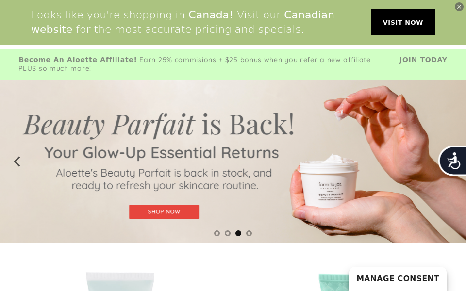 aloette.com/montreal screen capture