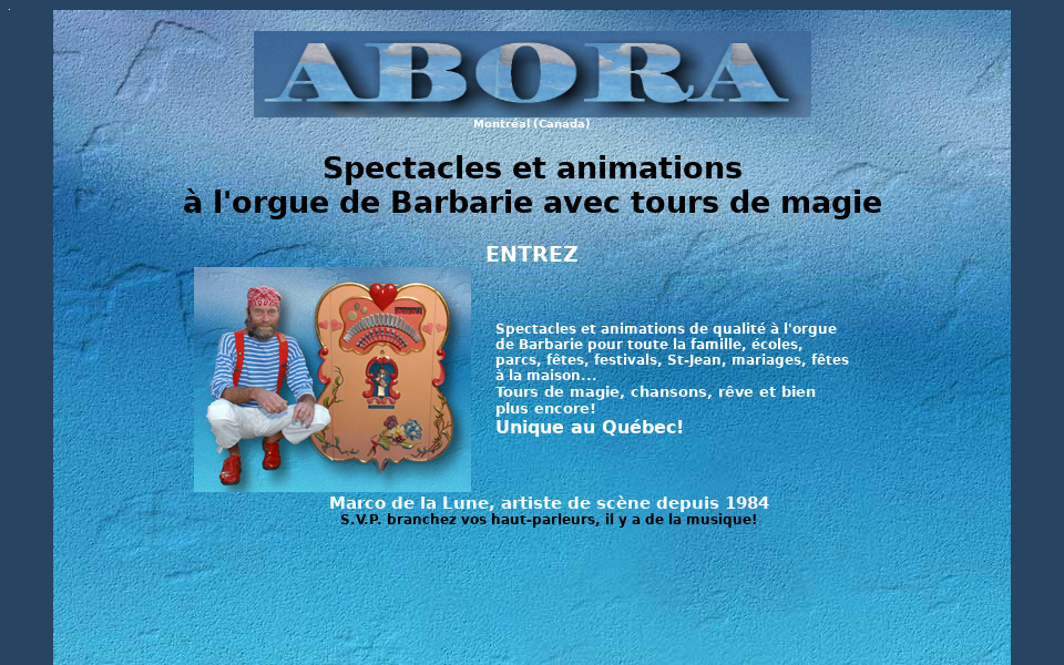 www.abora.ca/ screen capture