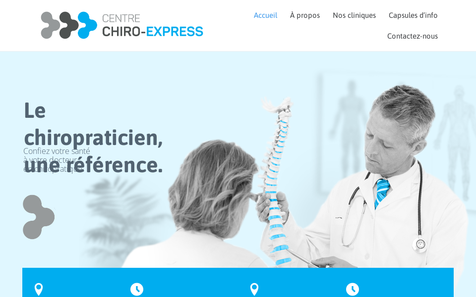 centrechiroexpress.com/ screen capture