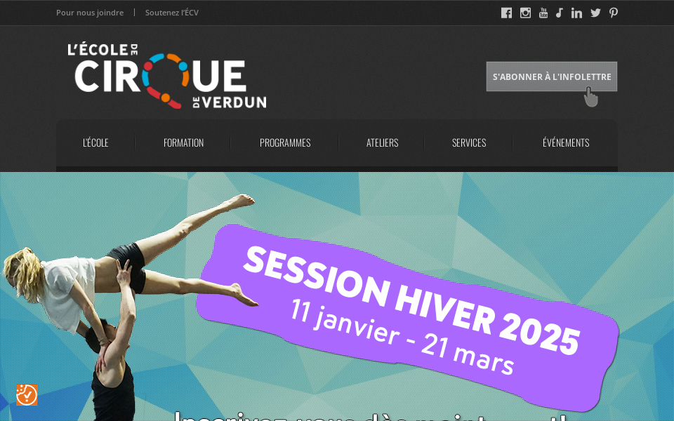 www.e-cirqueverdun.com/ screen capture
