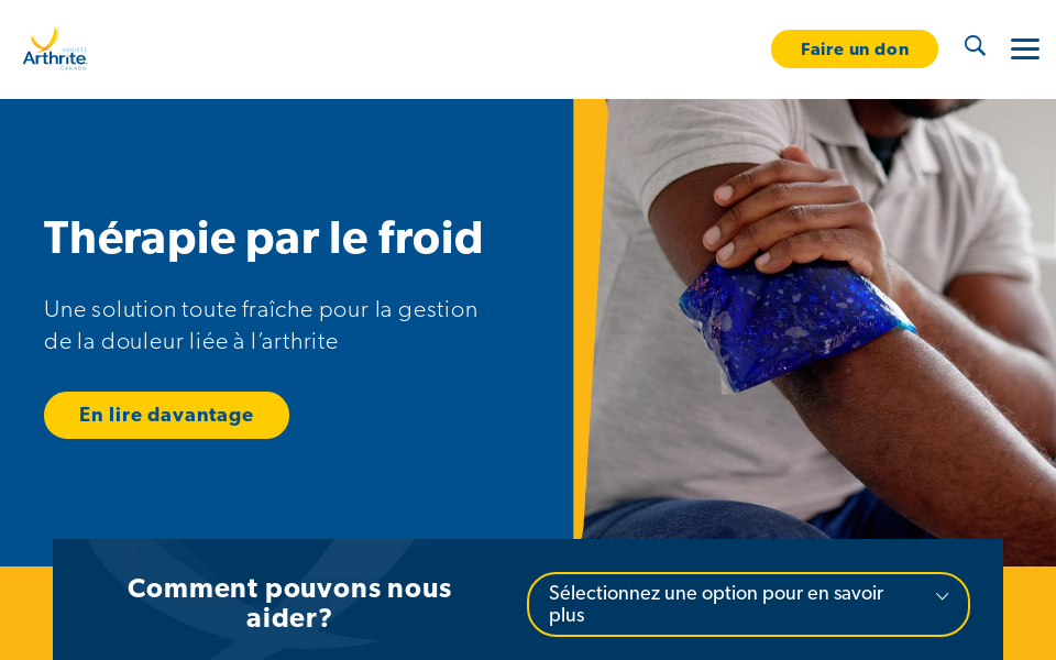 arthrite.ca/ screen capture