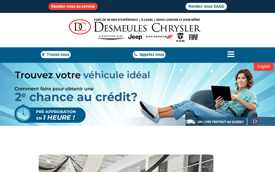 www.desmeules.ca/ screen capture
