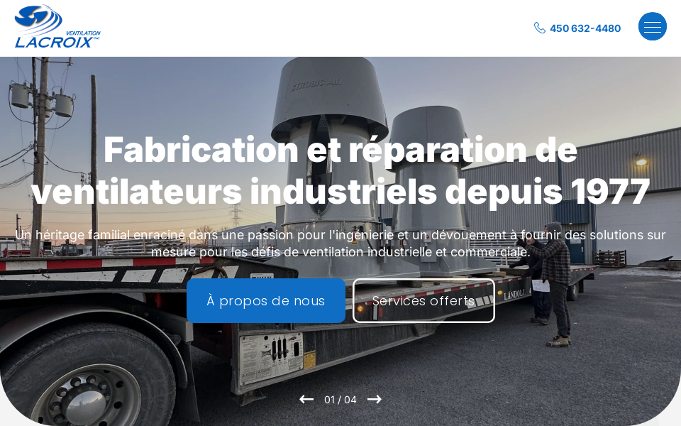 www.ventilationlacroix.com/ screen capture