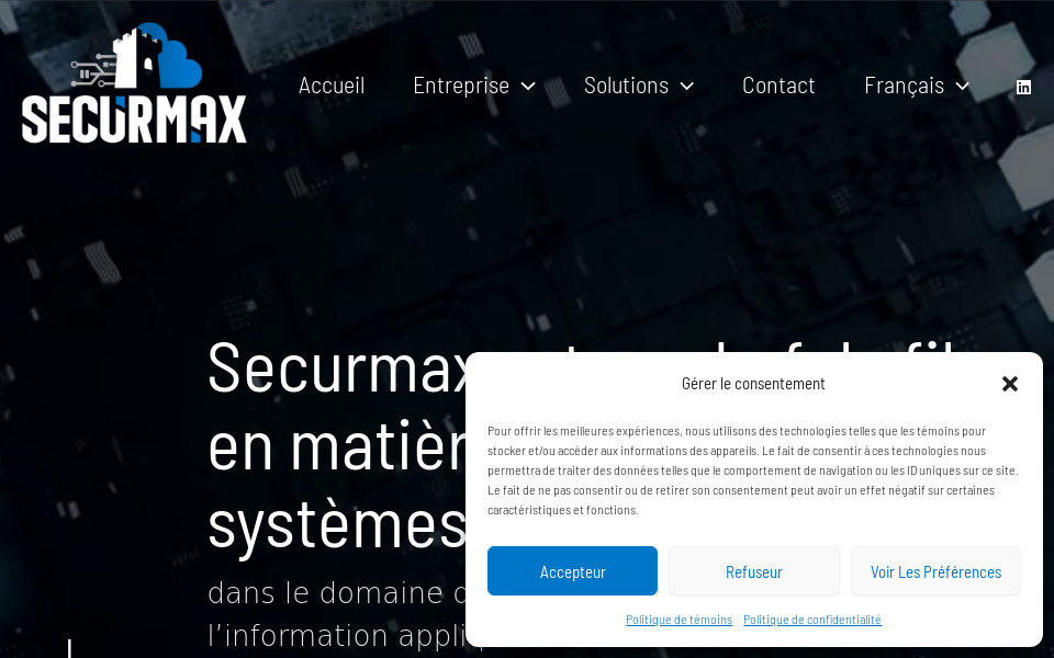 securmax.com/ screen capture