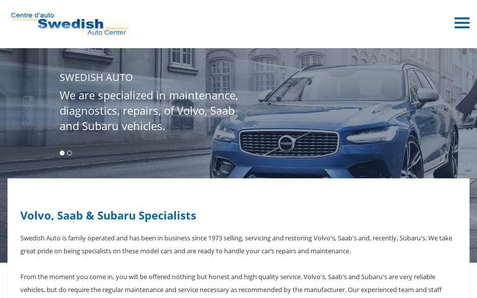 swedish-auto.com/ screen capture