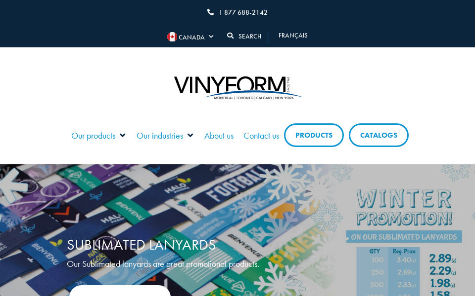 vinyform.com/ screen capture