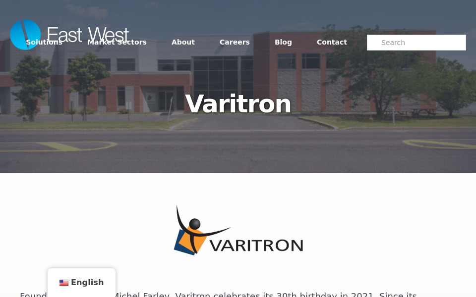 www.varitron.com/ screen capture