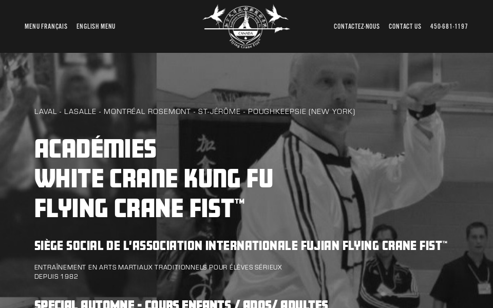 www.shaolinwhitecranekungfu.com/ screen capture