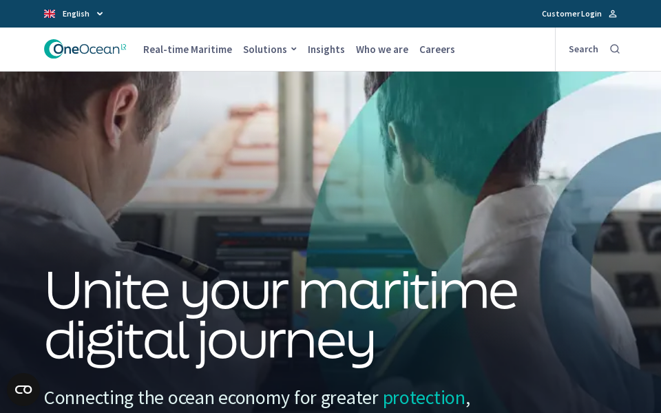 www.oneocean.com/ screen capture
