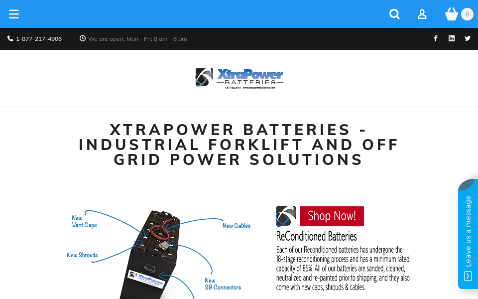 xtrapowerbatteries.com/ screen capture
