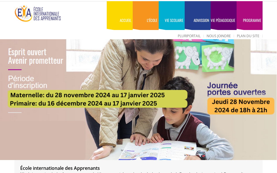 ecoleia.ca/ screen capture