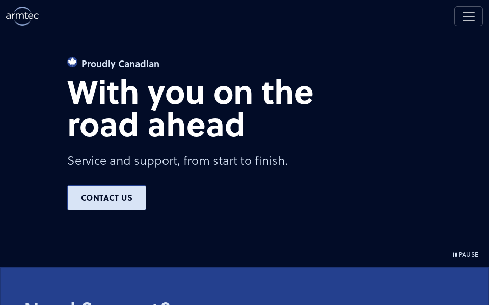 armtec.com/ screen capture