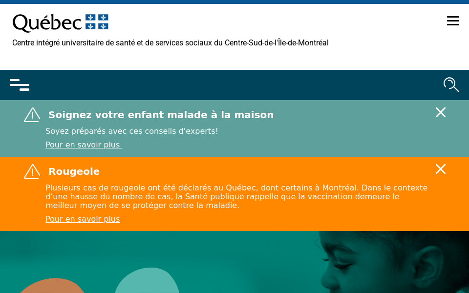 ciusss-centresudmtl.gouv.qc.ca/ screen capture