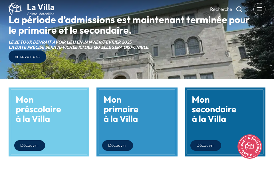 villa.marcelline.qc.ca/ screen capture