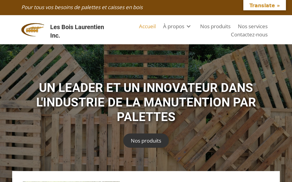 boislaurentien.com/ screen capture