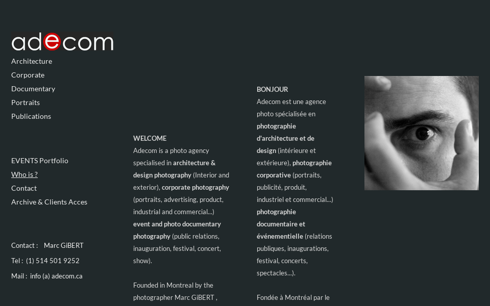 adecom-marc-gibert.photoshelter.com/about screen capture