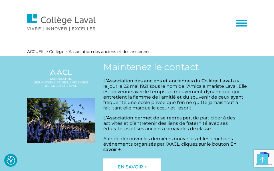 collegelaval.ca/college/association-des-anciens-et-des-anciennes/ screen capture