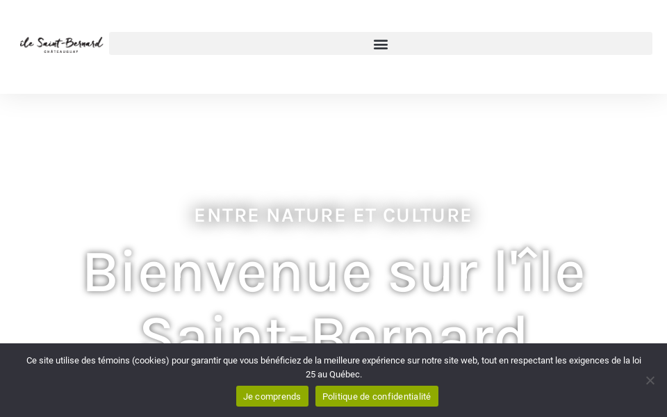 ilesaintbernard.ca/ screen capture