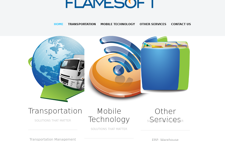 flamesoft.systems/ screen capture