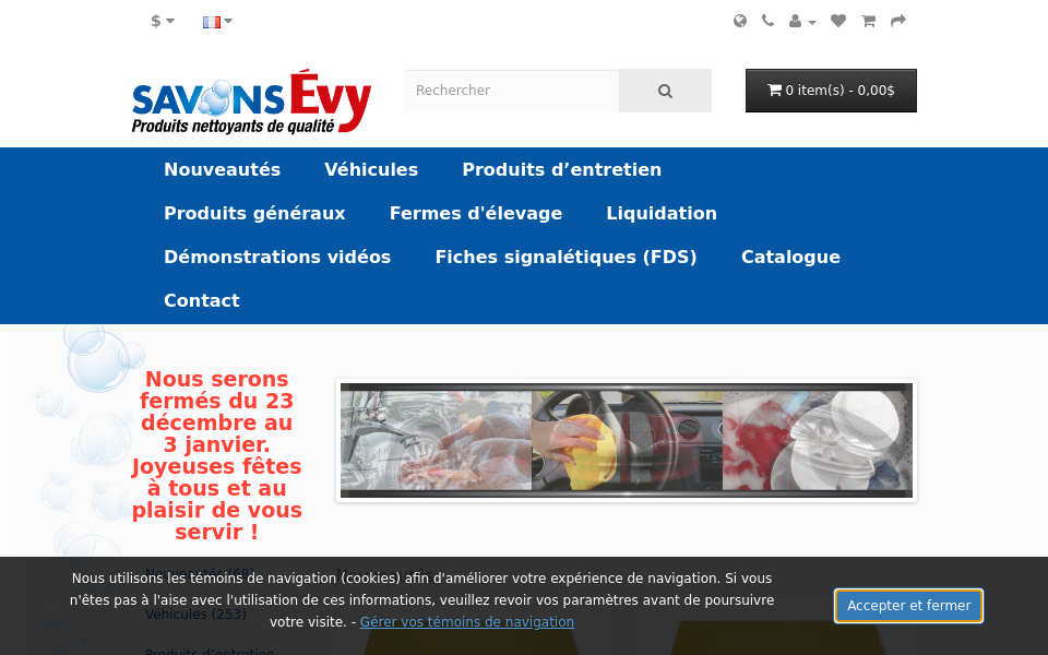 savonsevy.com/boutique/ screen capture