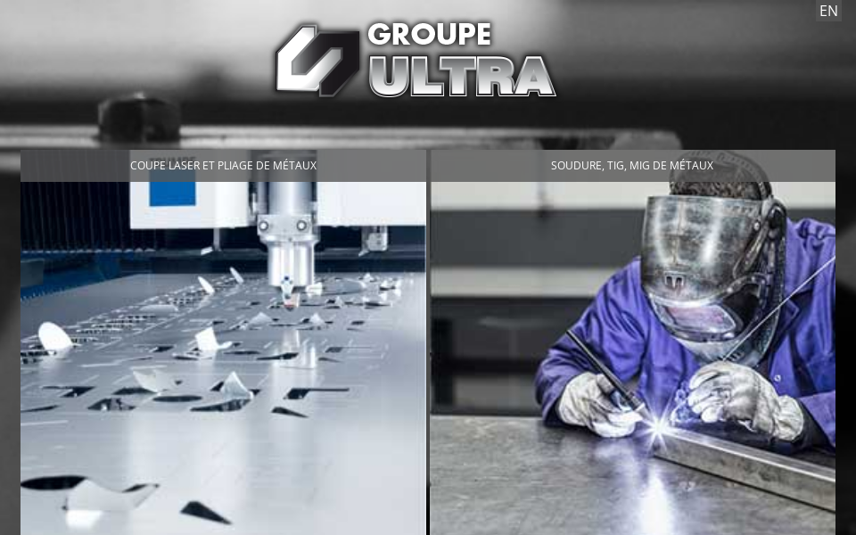 www.groupeultra.com/ screen capture