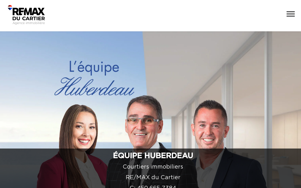 equipehuberdeau.com/ screen capture