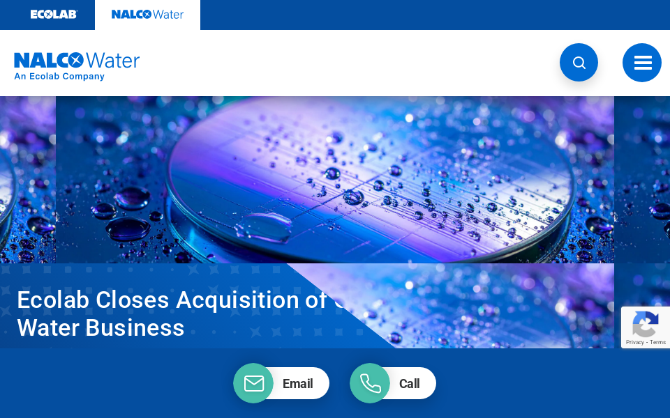 www.ecolab.com/nalco-water screen capture