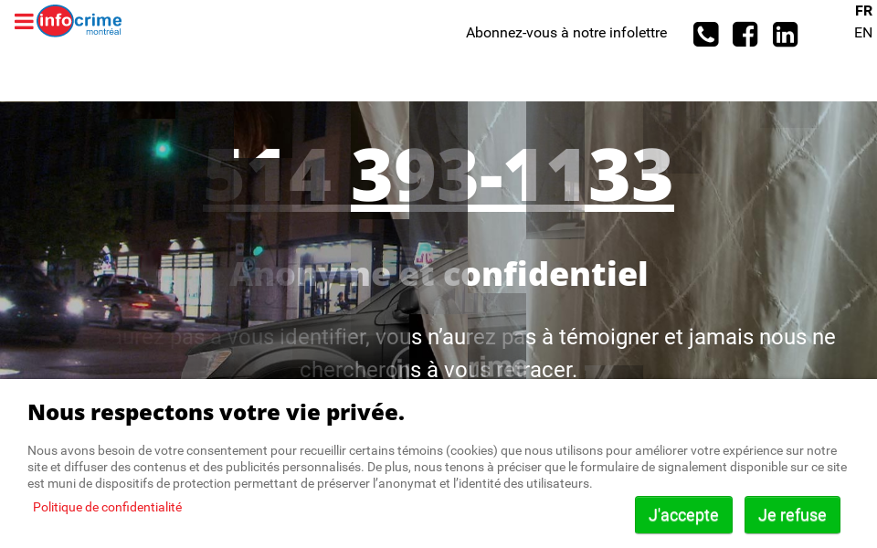 www.infocrimemontreal.ca/ screen capture