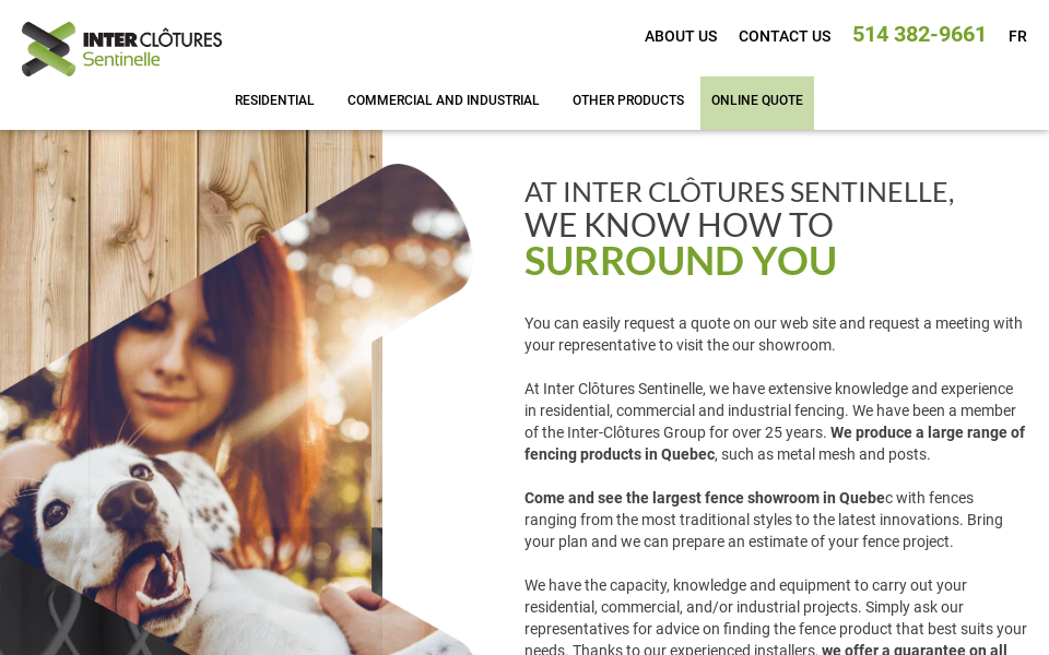 cloturesentinelle.com/ screen capture