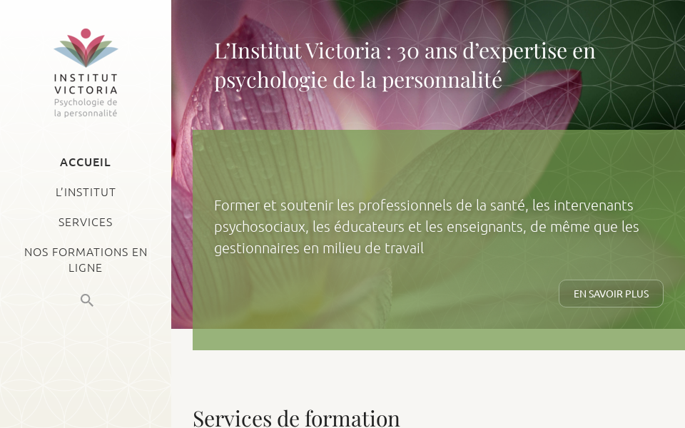 institut-victoria.ca/ screen capture