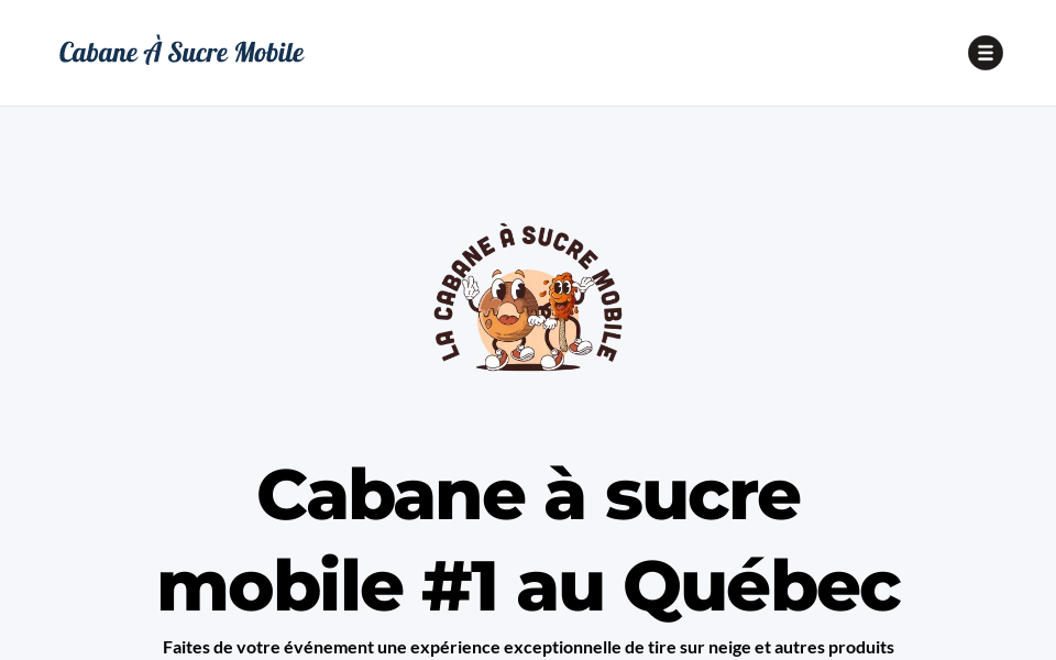 www.cabaneasucremobile.ca/ screen capture
