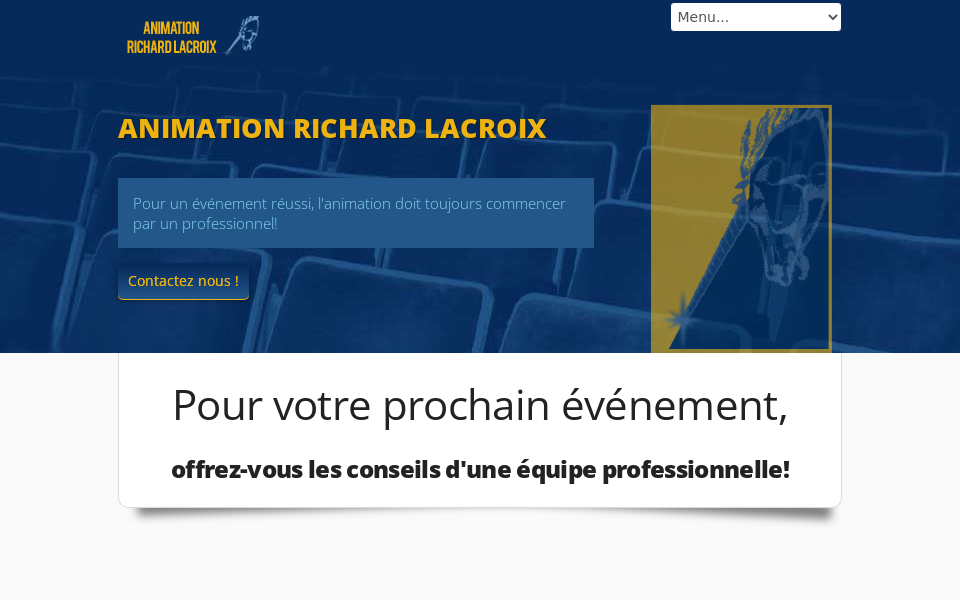 richardlacroix.com/ screen capture