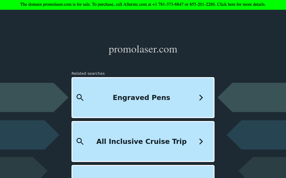 www.promolaser.com/ screen capture