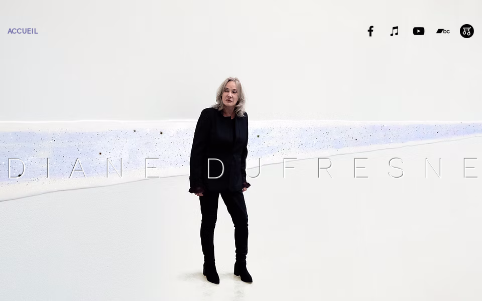 www.dianedufresne.com/ screen capture