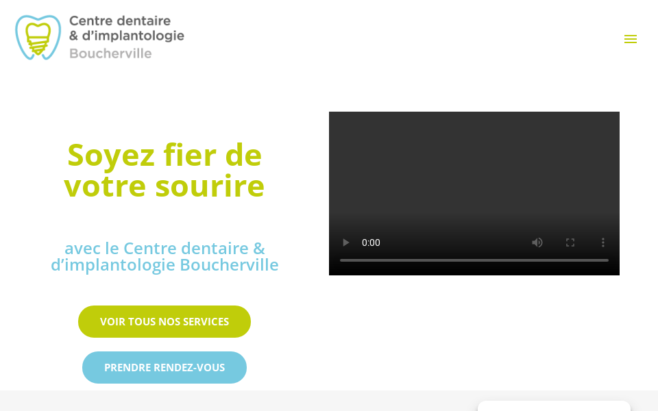 www.dentisteboucherville.com/ screen capture
