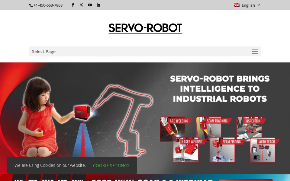 servo-robot.com/ screen capture