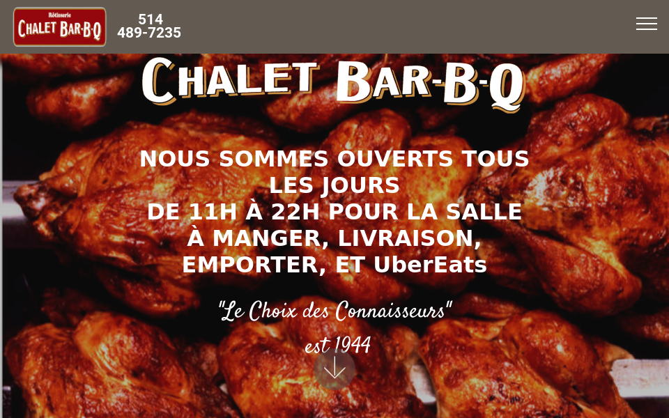 www.chaletbbq.com/ screen capture